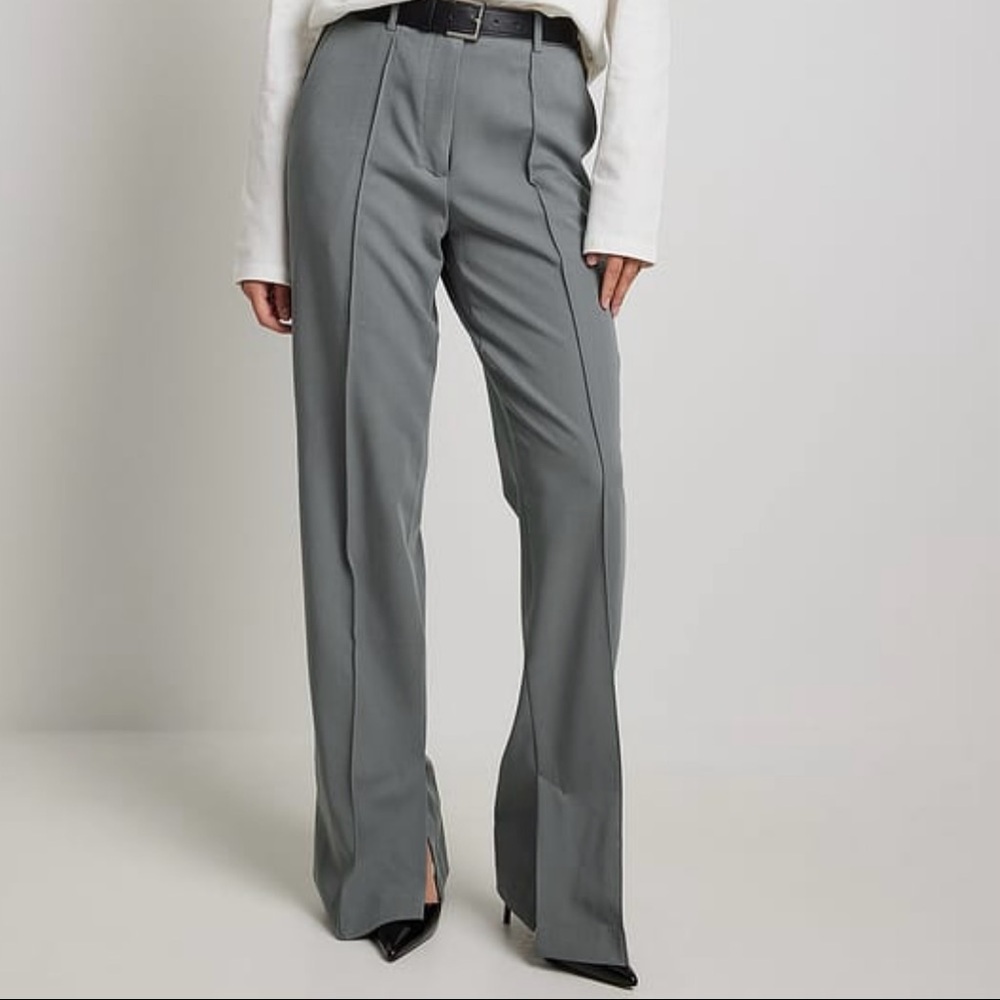 NWT NAKD Grey Slit Pants